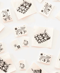 Toad & Sew Multipack Woven Sewing Labels by Sarah Hearts + Taylor Krz
