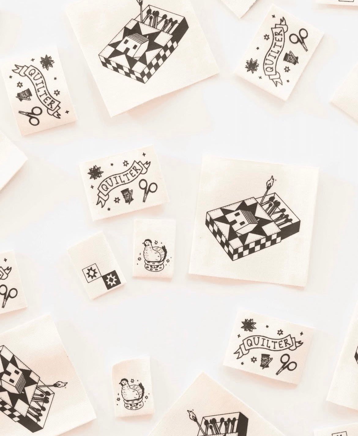 Toad & Sew Multipack Woven Sewing Labels by Sarah Hearts + Taylor Krz