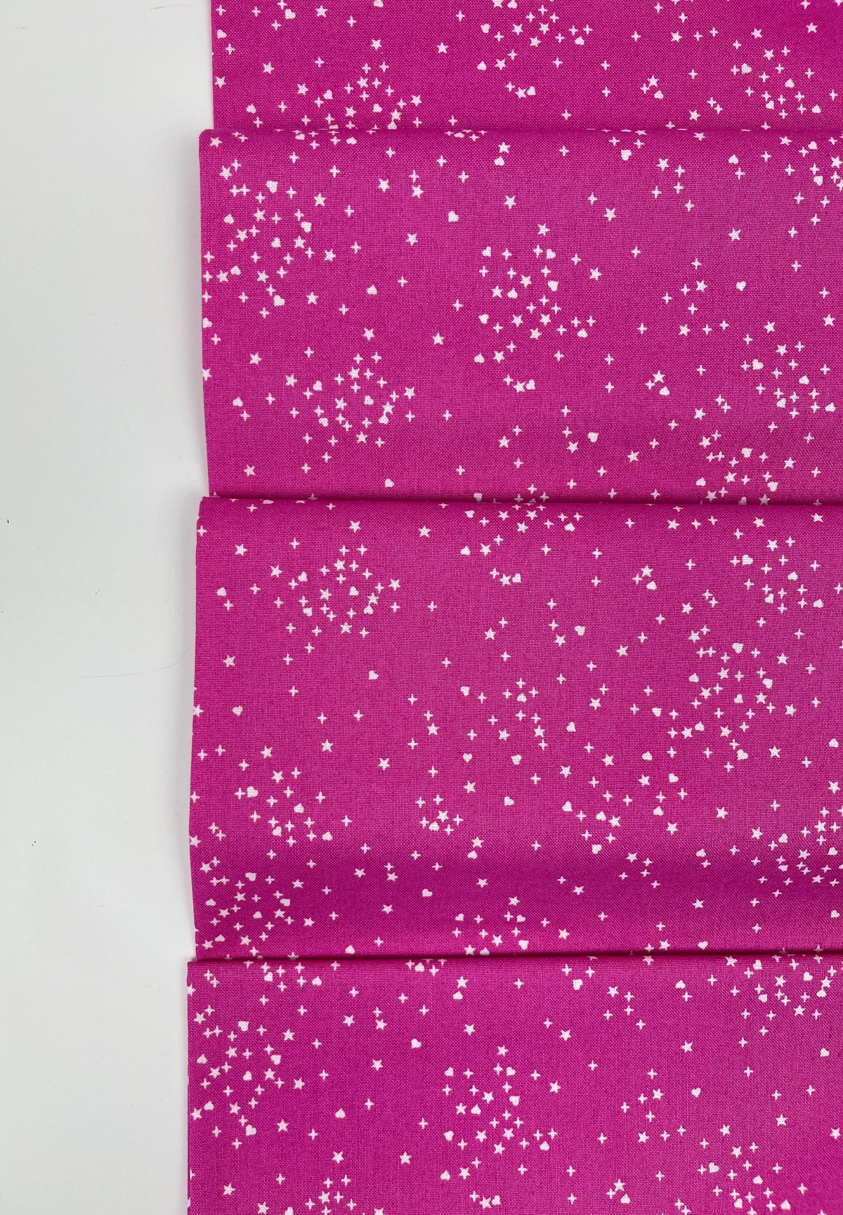 Hearts & Stars // Pink // Andover Fabrics
