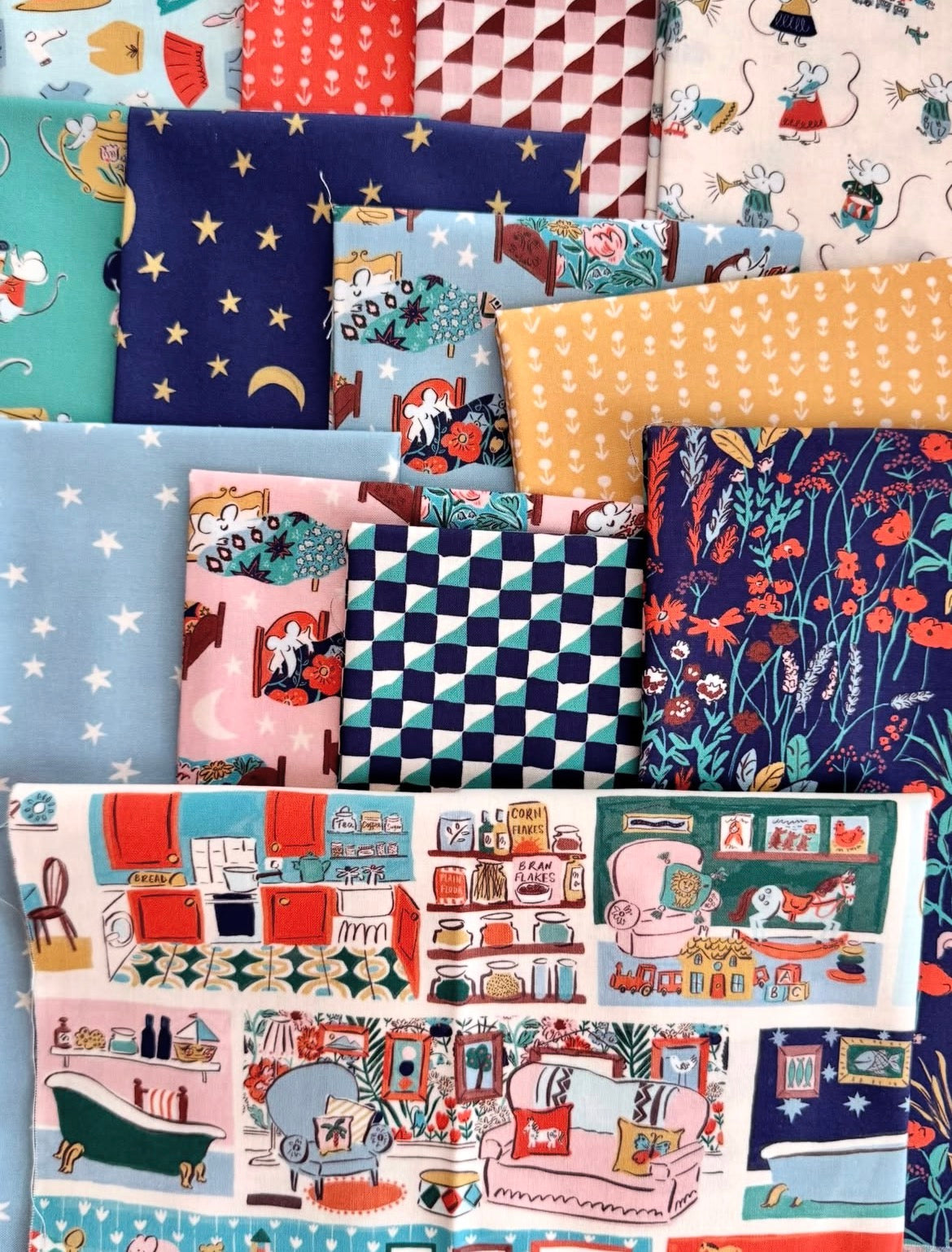 House Mouse Charm Pack // Louise Cunningham