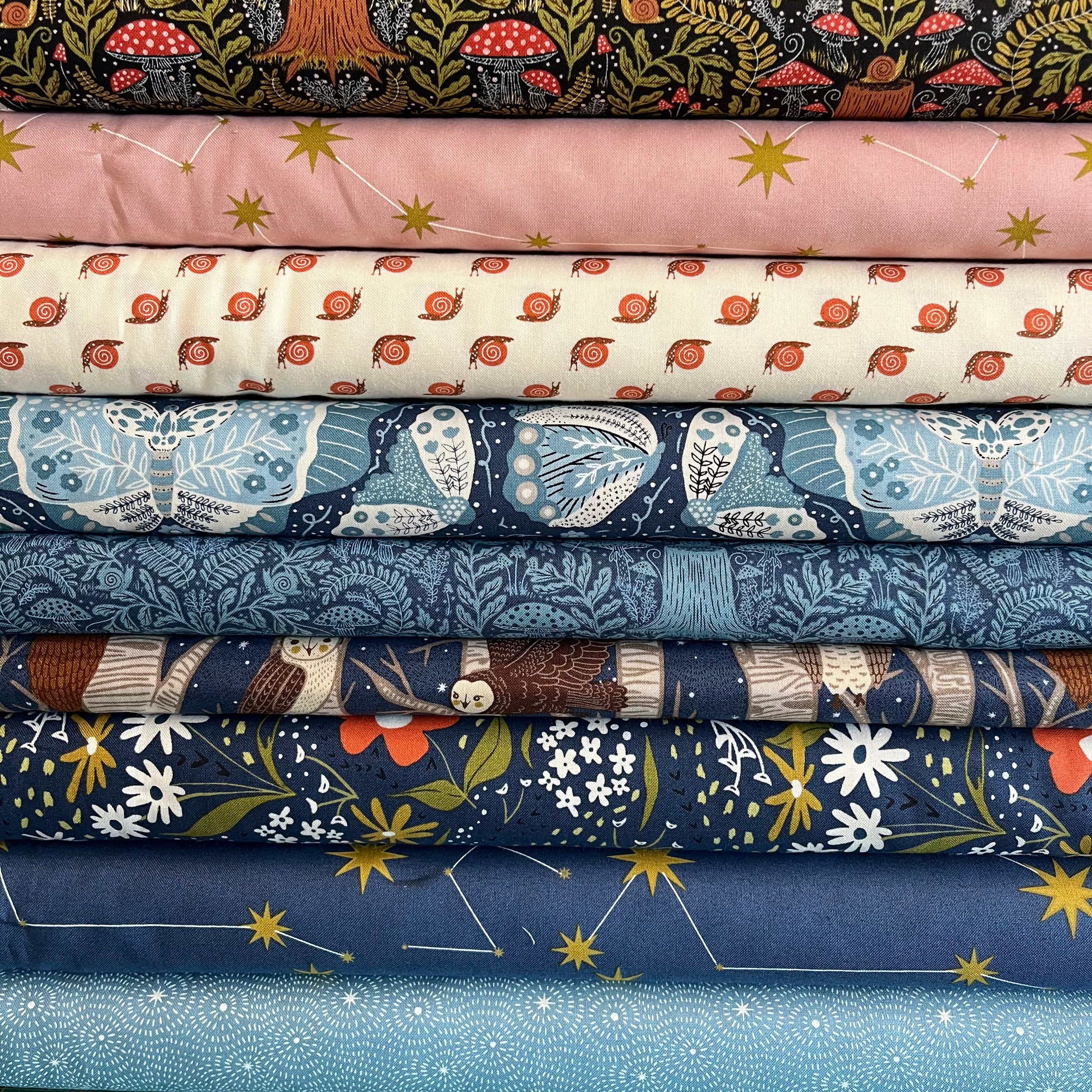 Barrett Midnight Meadow Quilt Kit // Then Came June