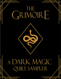 PRE-ORDER Grimoire Dark Magic Quilt Sampler // Twin Quilt Kit