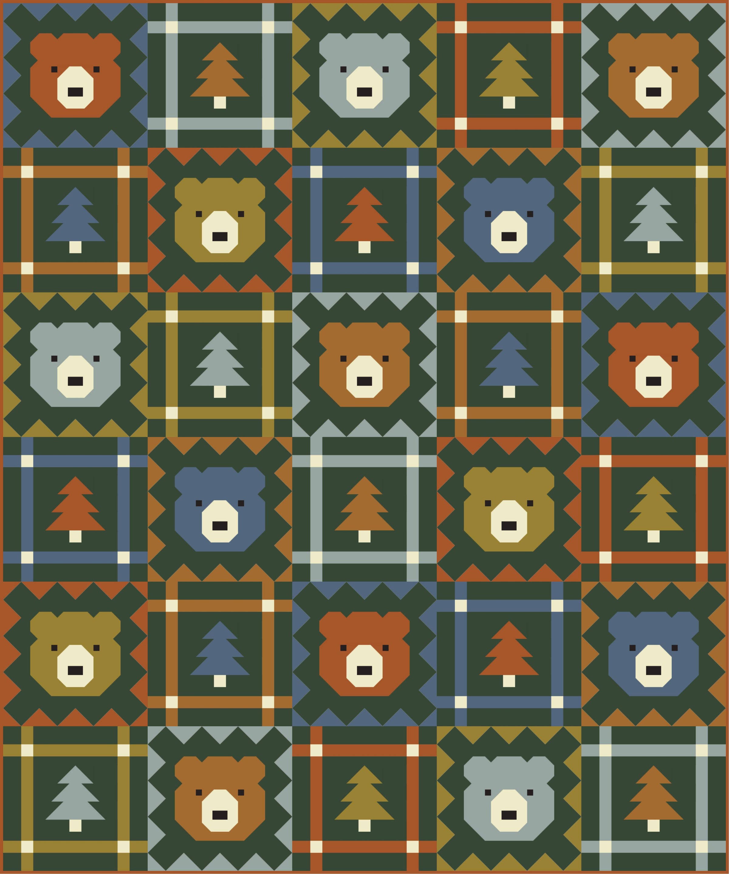 Grizzly Grove Cover Kit // Pen + Paper Patterns