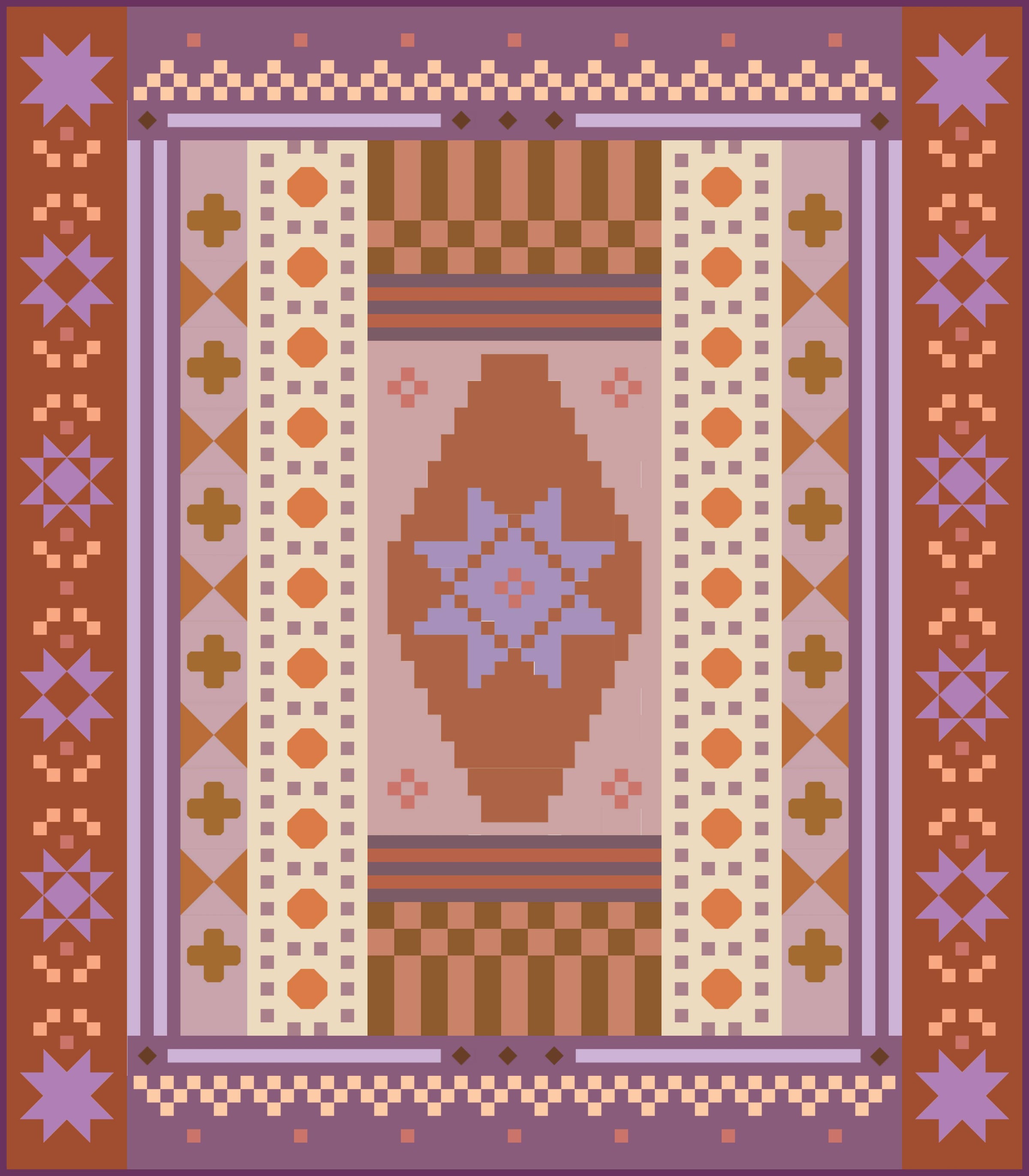 Homespun Collective 2026 Block of the Month Hearth Kit // Lo and Behold Stitchery