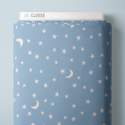 PRE-ORDER House Mouse // Moonlit Night - Blue // Louise Cunningham