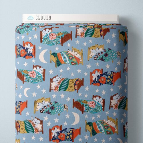 PRE-ORDER House Mouse // Bedtime - Blue // Louise Cunningham