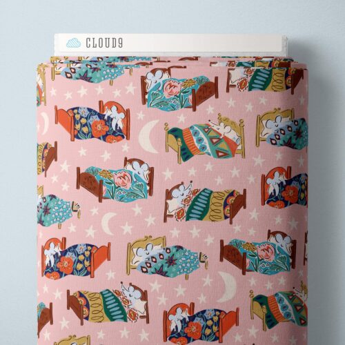 PRE-ORDER House Mouse // Bedtime - Pink // Louise Cunningham