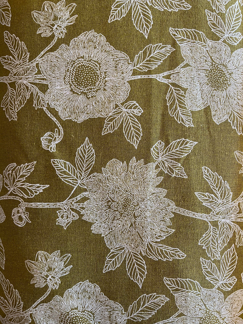 Silhouette // Stitched Dahlia - Sun // Anna Maria Textiles