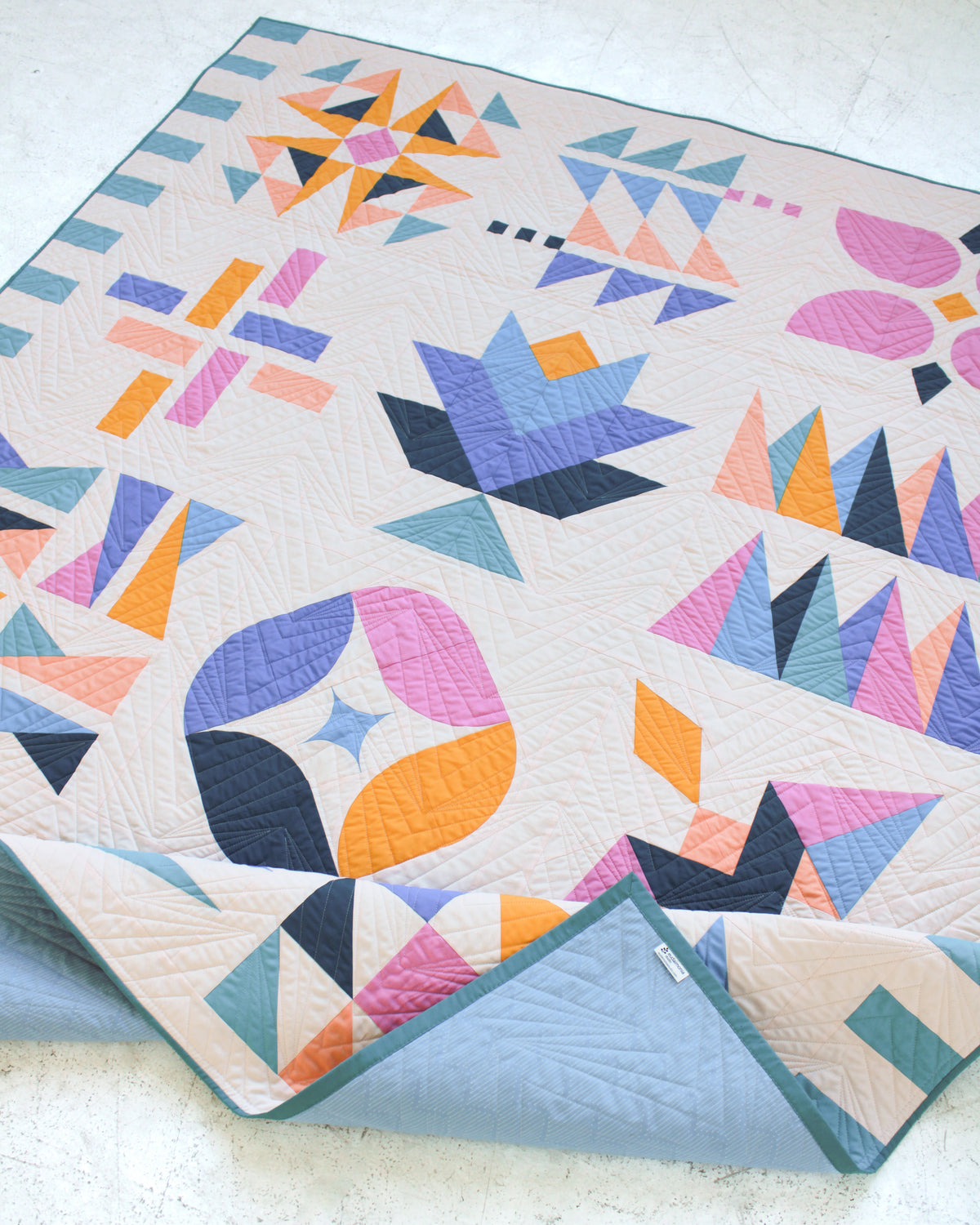 Hand + Soul 2026 Block of the Month Sunset Fjord Kit