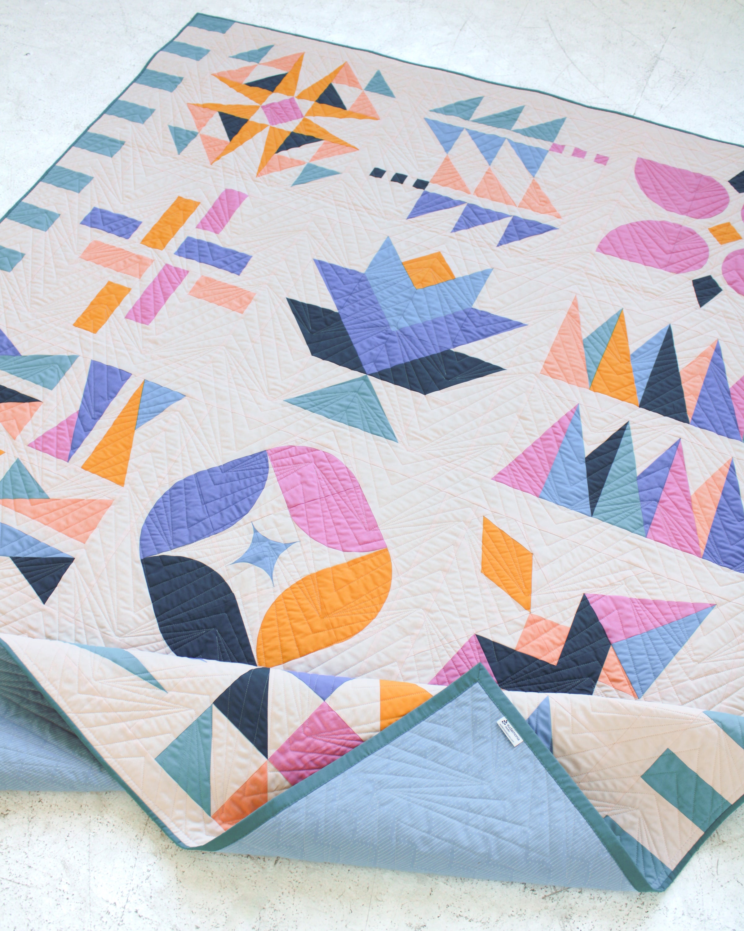Hand + Soul 2026 Block of the Month Sunset Fjord Kit