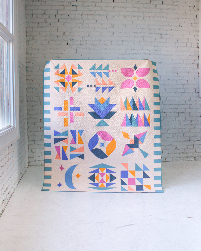 Hand + Soul 2026 Block of the Month Sunset Fjord Kit