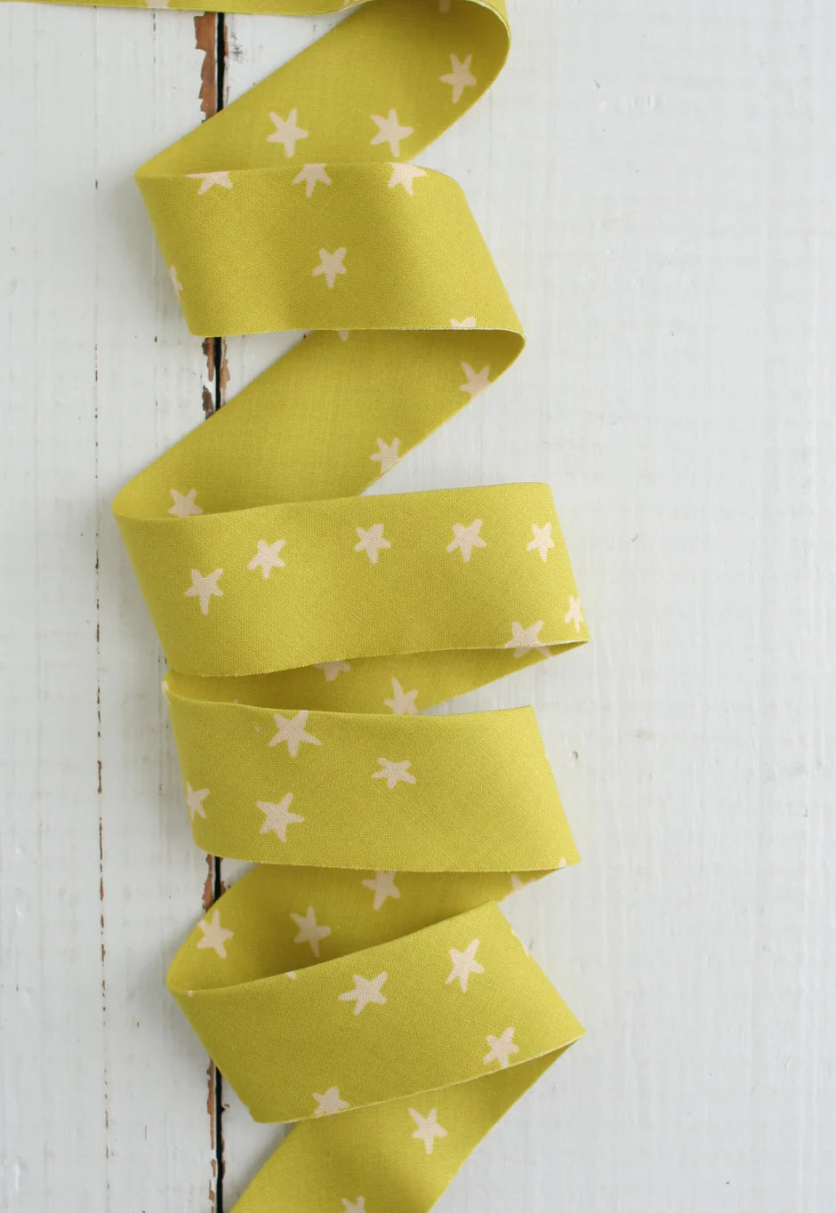 2.5" Bias Quilt Binding // Starry Pistachio // Bessie Pearl