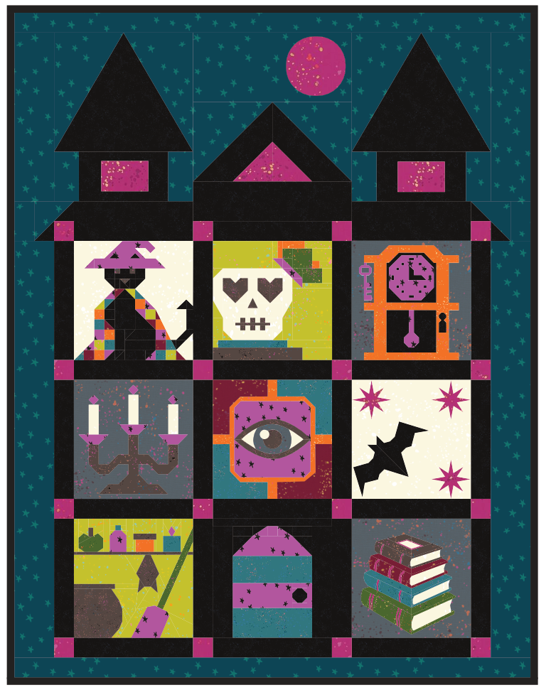 The Forgotten Rooms Quiltalong - Kiki and Jiji