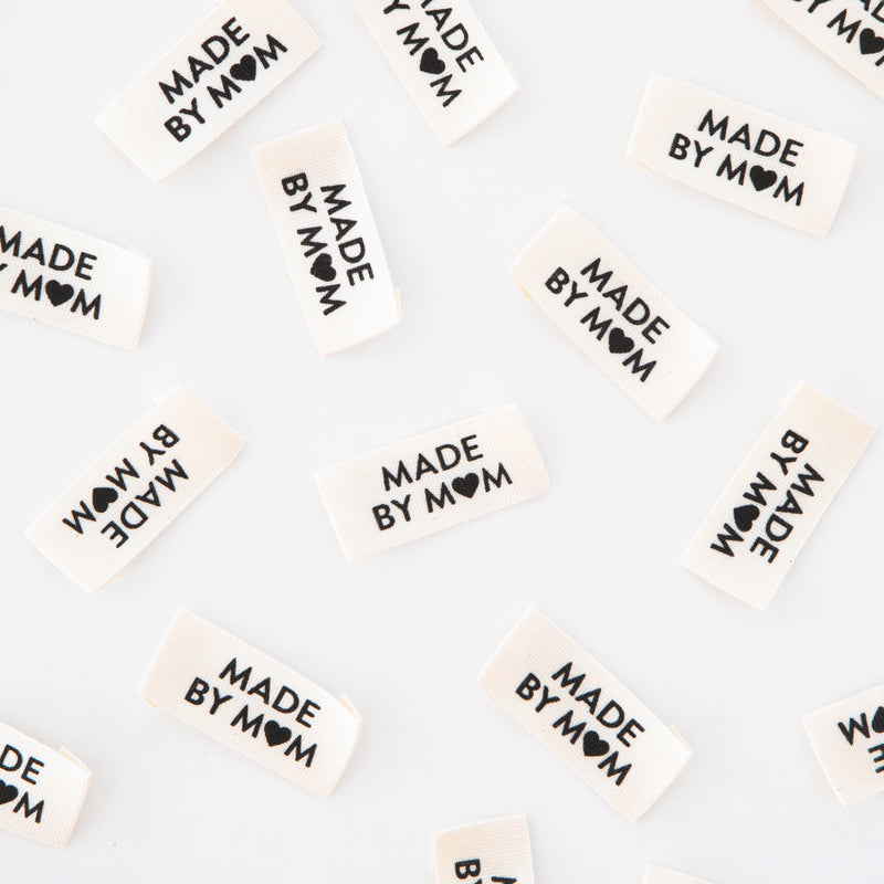 Made By Mom Organic Cotton Sewing and Quilting Labels by Sarah Hearts