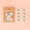 Made By Mom Organic Cotton Sewing and Quilting Labels by Sarah Hearts