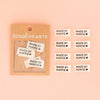 Made By Auntie Organic Cotton Sewing and Quilting Labels by Sarah Hearts