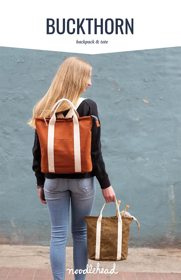 Buckthorn Backpack & Tote Pattern // Noodlehead