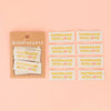 Handmade with Love - Gold Sewing Woven Labels by Sarah Hearts