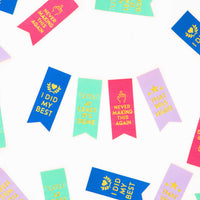 Sarcastic Award Ribbon Multipack Sewing and Quilting Labels by Sarah Hearts