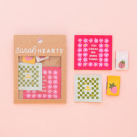 Joyful June Multipack Woven Sewing Quilting Knitting Labels by Sarah Hearts
