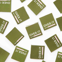 Over It Seam Ripper Woven Sewing Labels by Sarah Hearts