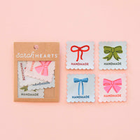 Bows Multipack Large Woven Sewing Labels by Sarah Hearts