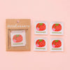 Tomato Pin Cushion Handmade Large Sewing Labels by Sarah Hearts
