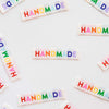 Rainbow Handmade Woven Sewing Labels by Sarah Hearts