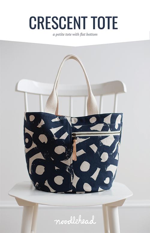 Crescent Tote Pattern // Noodlehead