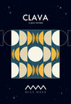 CLAVA Quilt Pattern PRINTED // Miss Make