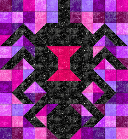 Block Widow Quilt - Sweet Treat Version // Mija Handmade