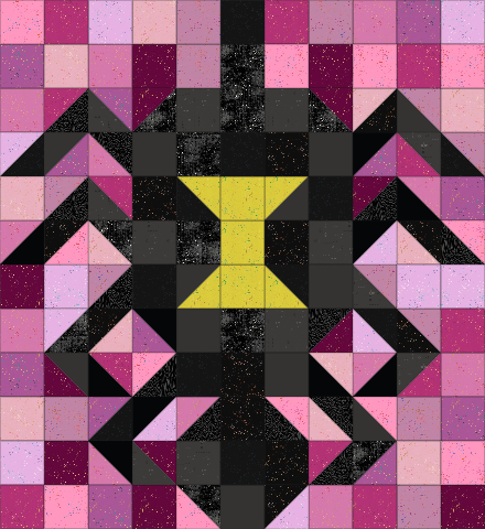 Block Widow Quilt - Scared Scrappy Version // Mija Handmade