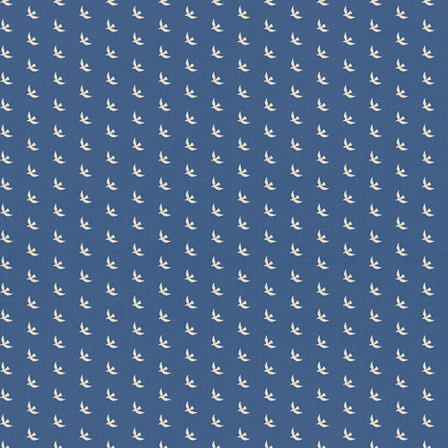 PRE-ORDER Picnic Wovens // Birds in Blue Jay // Suzy Quilts