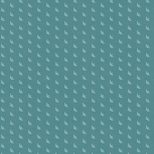 PRE-ORDER Picnic Wovens 2 // Birds - Evergreen // Suzy Quilts