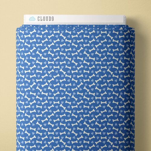 PRE-ORDER Playful Dogs // Hearts & Bones - Blue // Aidi Riera