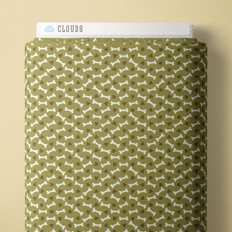 PRE-ORDER Playful Dogs // Hearts & Bones - Green // Aidi Riera