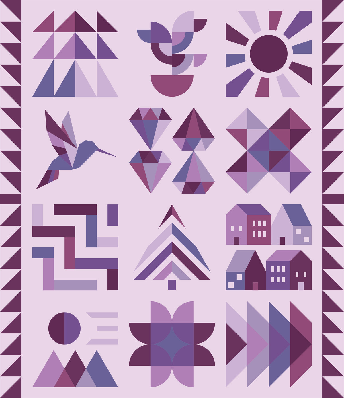 2027 Hand + Soul Block of the Month Lavender Haze Kit