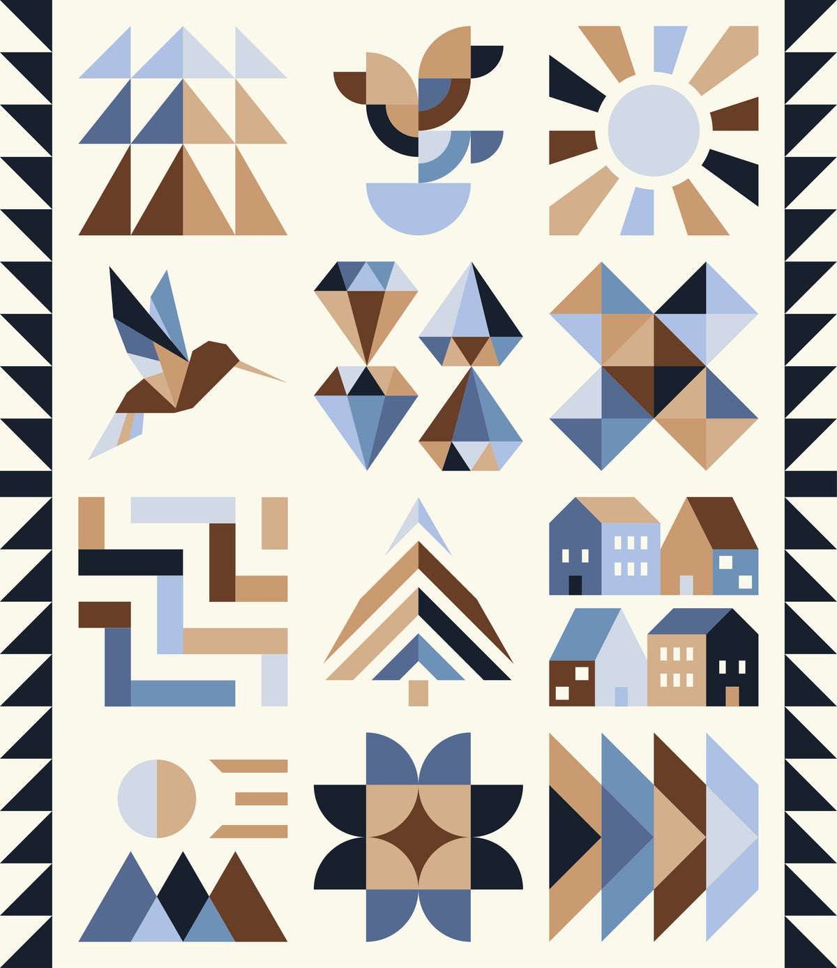 2027 Hand + Soul Block of the Month Mountain Cabin - Day Kit