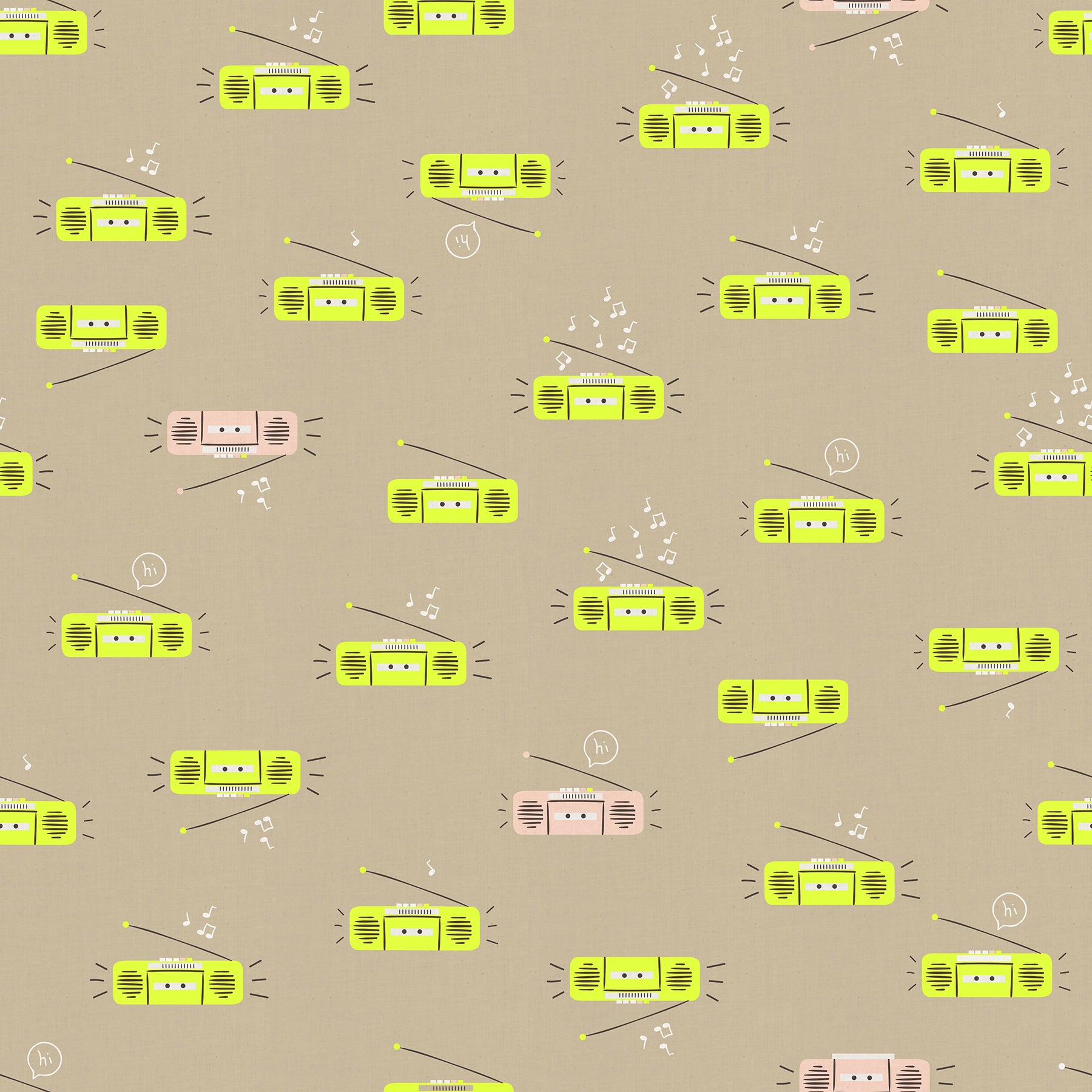 PRE-ORDER LoFi Linens  // Boom - Khaki // Rashida Coleman-Hale