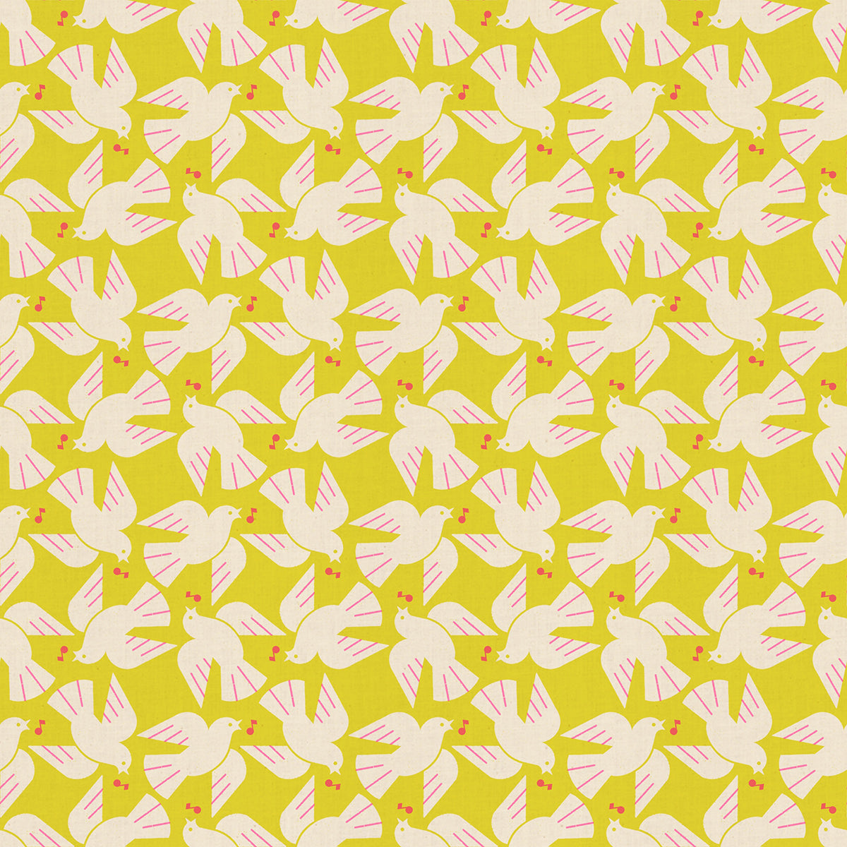 PRE-ORDER LoFi Linens  // Flock Yeah - Citron // Rashida Coleman-Hale