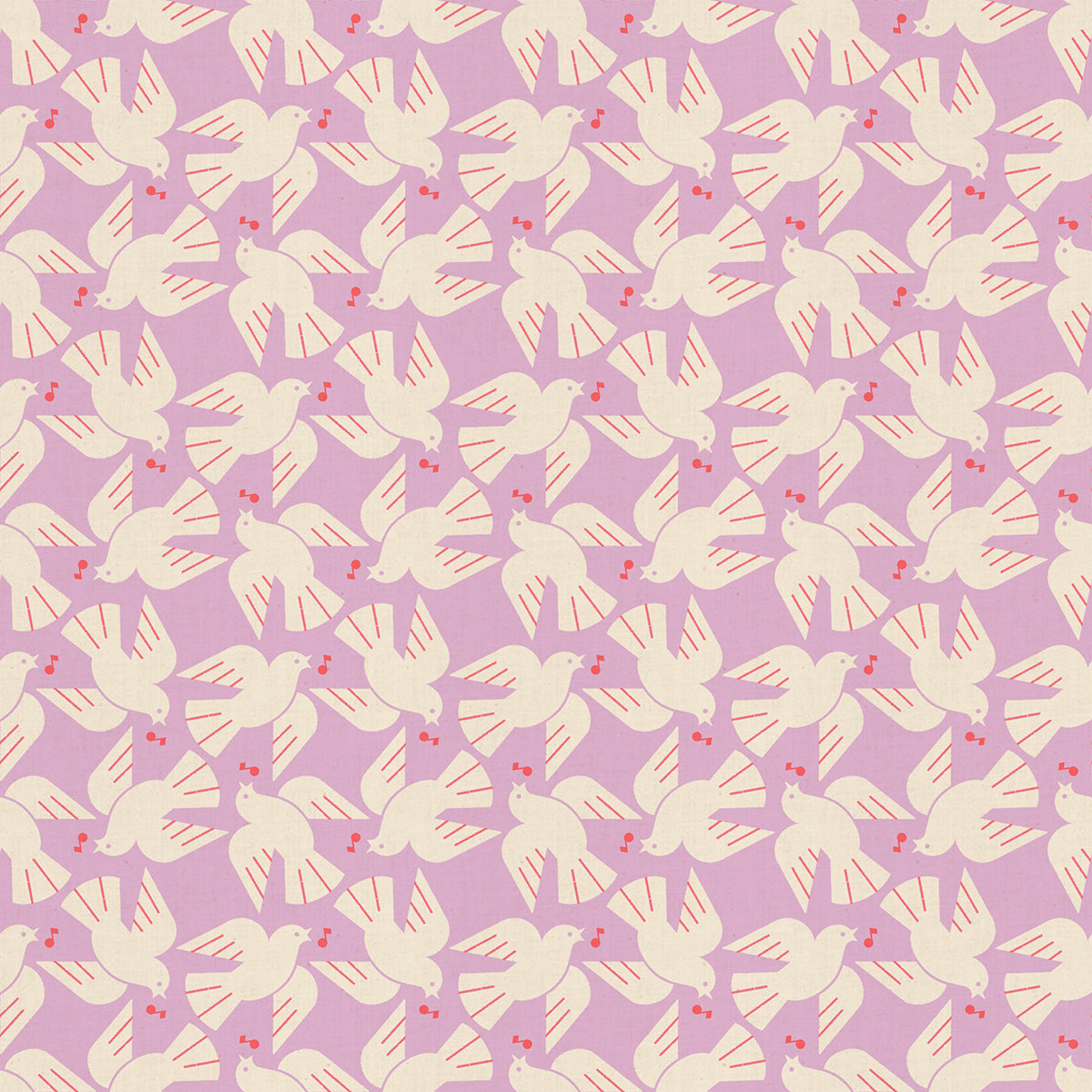 PRE-ORDER LoFi Linens  // Flock Yeah - Wisteria // Rashida Coleman-Hale
