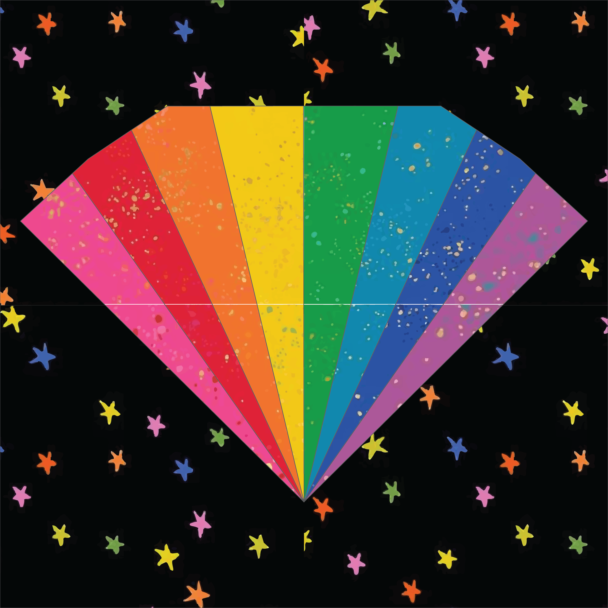 Toad Circle - Total Gem Mystery Sewalong - Speckled Rainbow w/ Starry // Toad & Sew