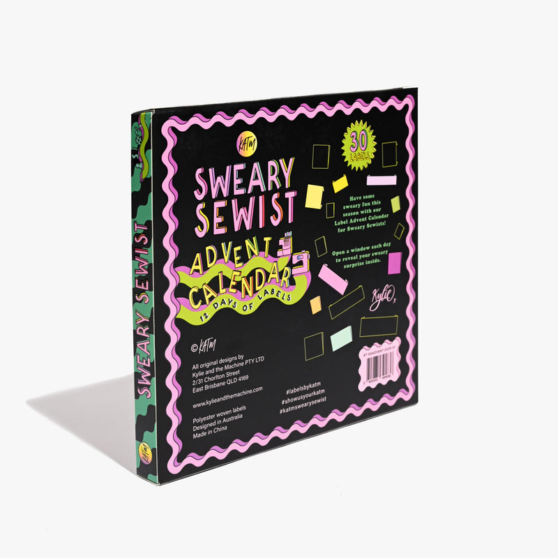 PRE-ORDER Sweary Sewist 12-Day Advent Calendar // Kylie & the Machine