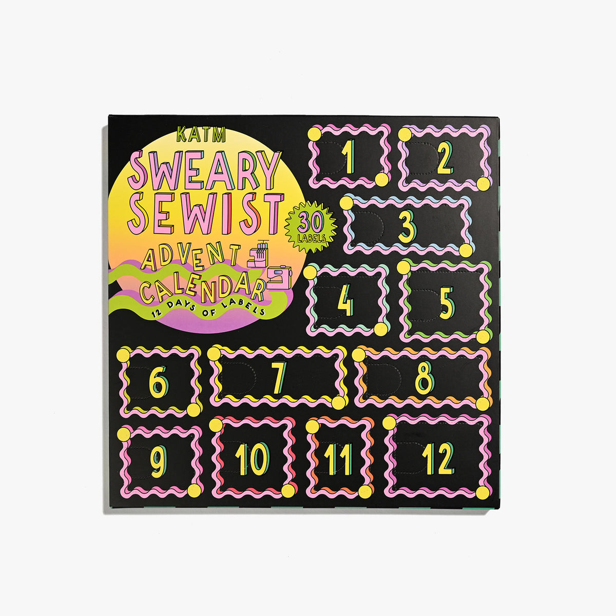 PRE-ORDER Sweary Sewist 12-Day Advent Calendar // Kylie & the Machine