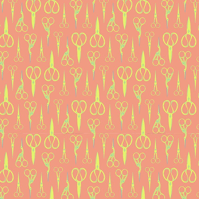 Stitch & Glow // Crane Scissors - Cantaloupe // Faye Guanipa