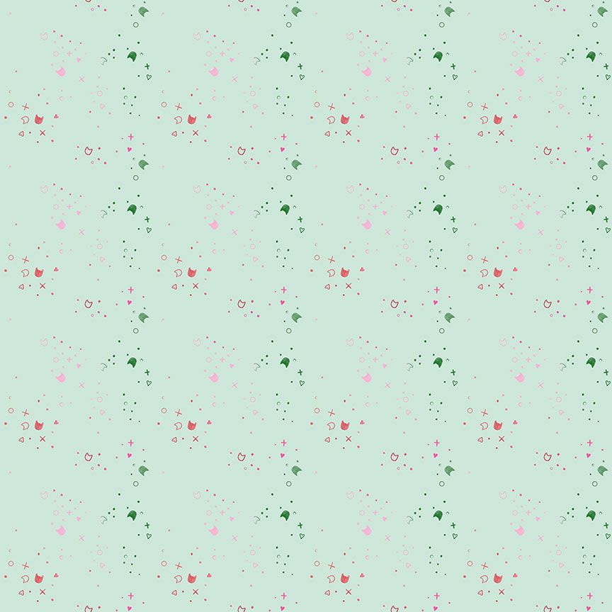 Feline Festive // Kitty Litter - Spearmint // Pammie Jane