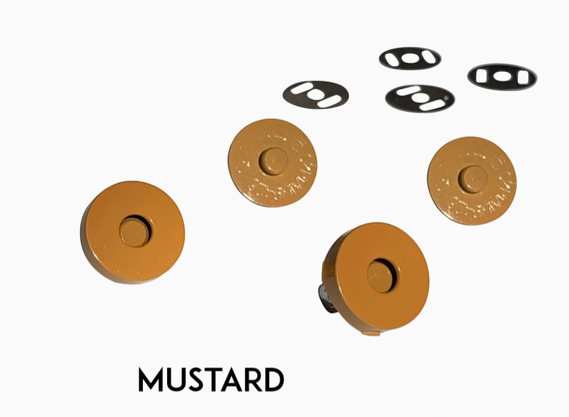 Colorful Magnetic Snaps - Mustard // Sassafras Lane
