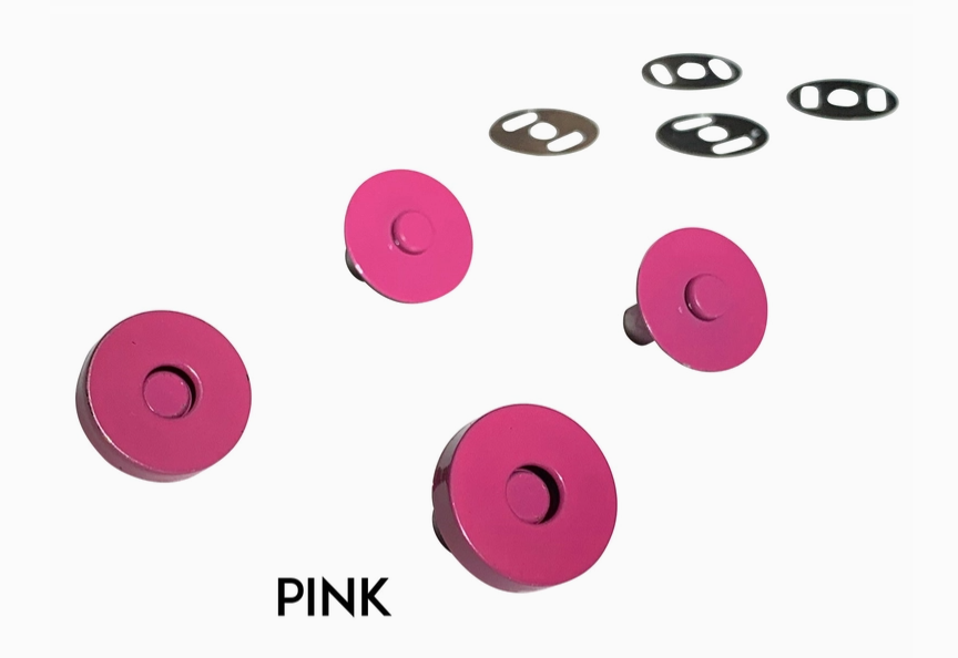 Colorful Magnetic Snaps - Pink // Sassafras Lane