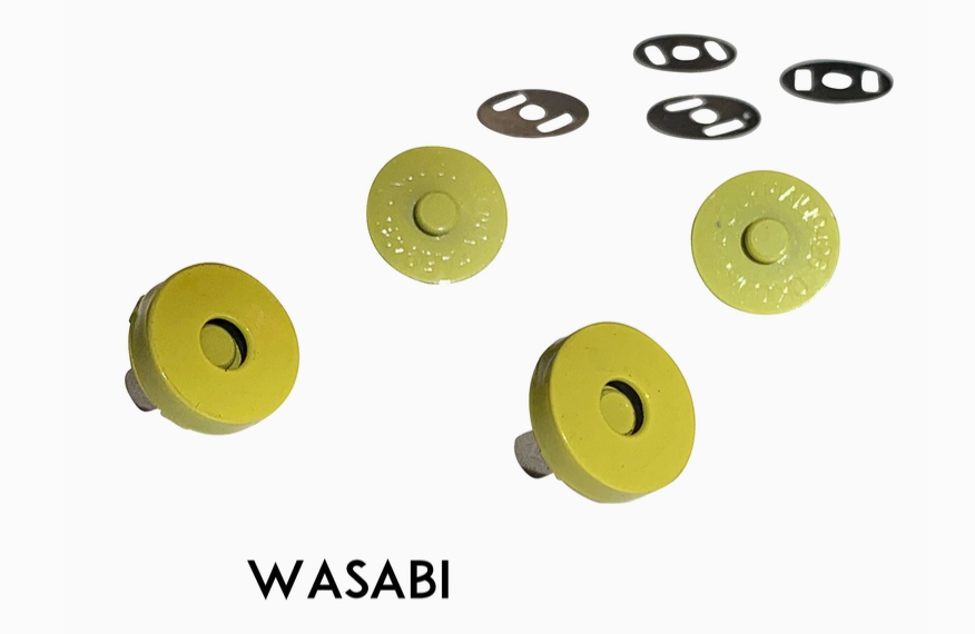 Colorful Magnetic Snaps - Wasabi // Sassafras Lane