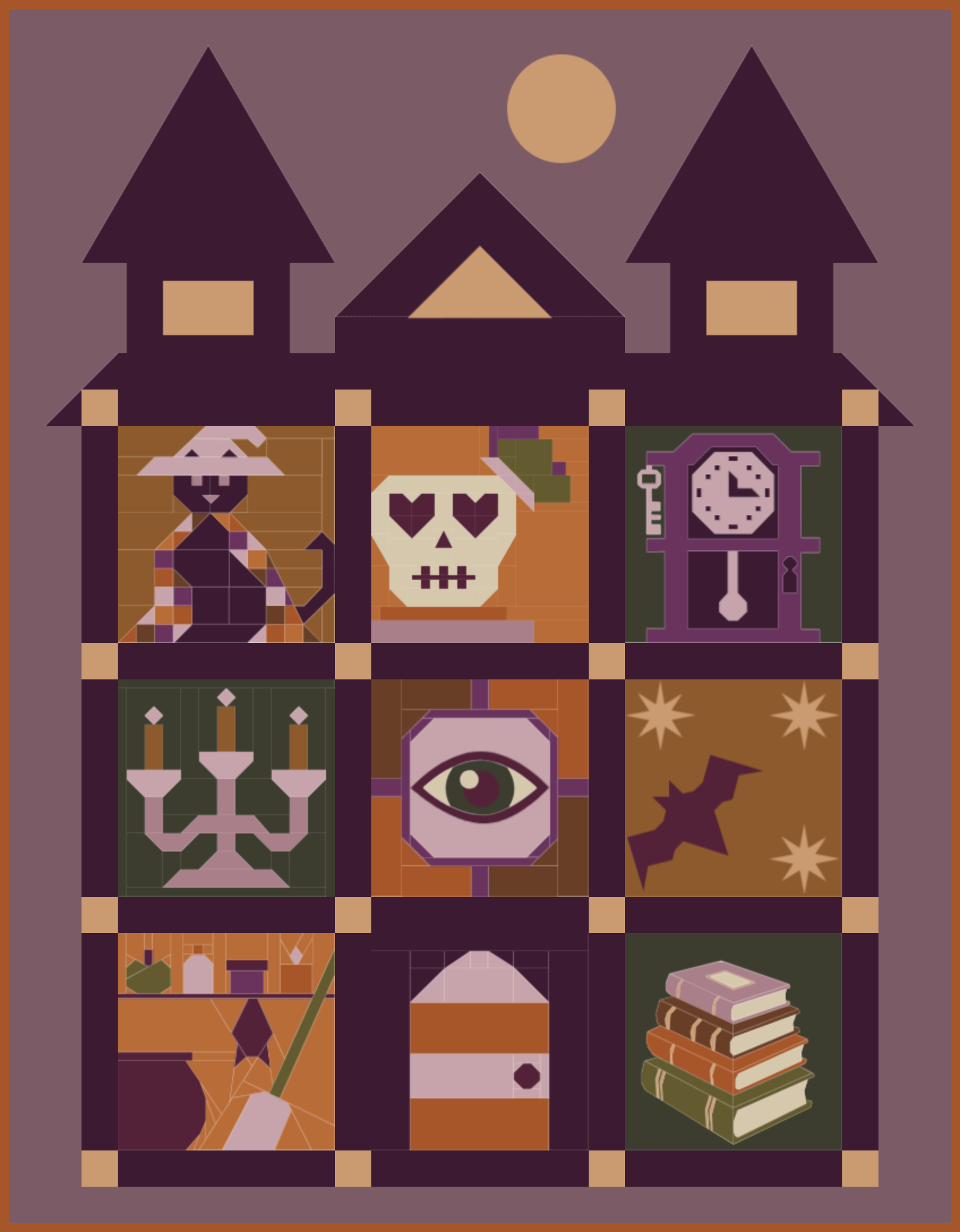 The Forgotten Rooms Quiltalong - The Cromwell Witches